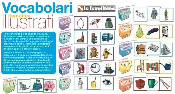 VOCABOLARI ILLUSTRATI TEMATICI - SERIE COMPLETA 11 TITOLI