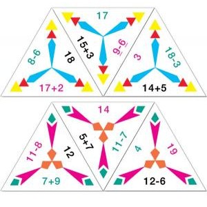 TRIX DOMINO - ADDIZIONI E SOTTRAZIONI ENTRO IL 20