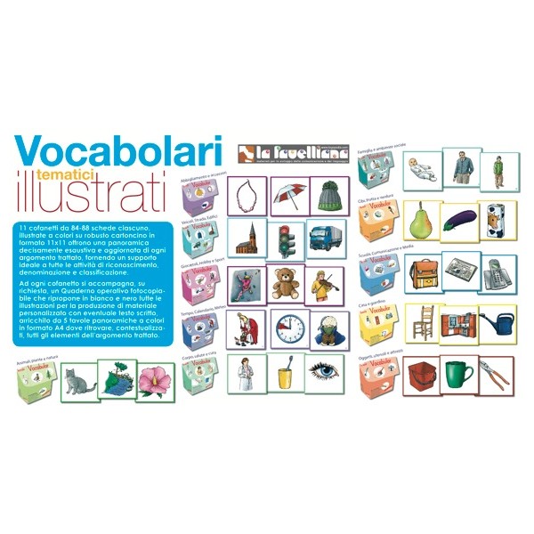 Vocabolari illustrati tematici - Serie completa 11 titoli